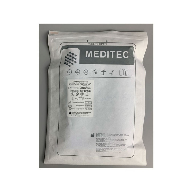 Халат хірургічний стерильний «Ізолюючий», розмір L